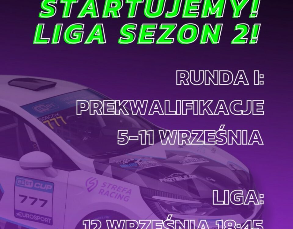 STARTUJEMY Z DRUGĄ RUNDĄ LIGI SIMRACINGOWEJ